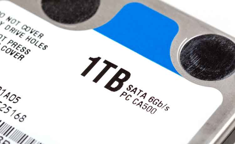 how many gigabytes are in a terabyte