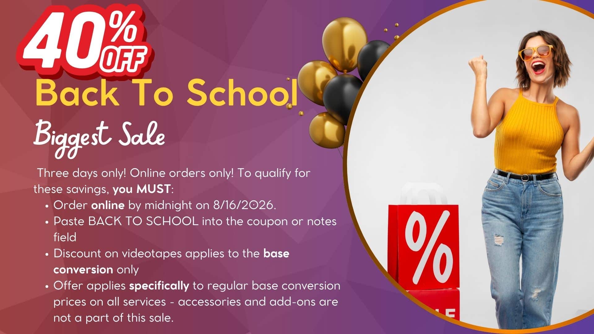 Back To School Sale Slide 3