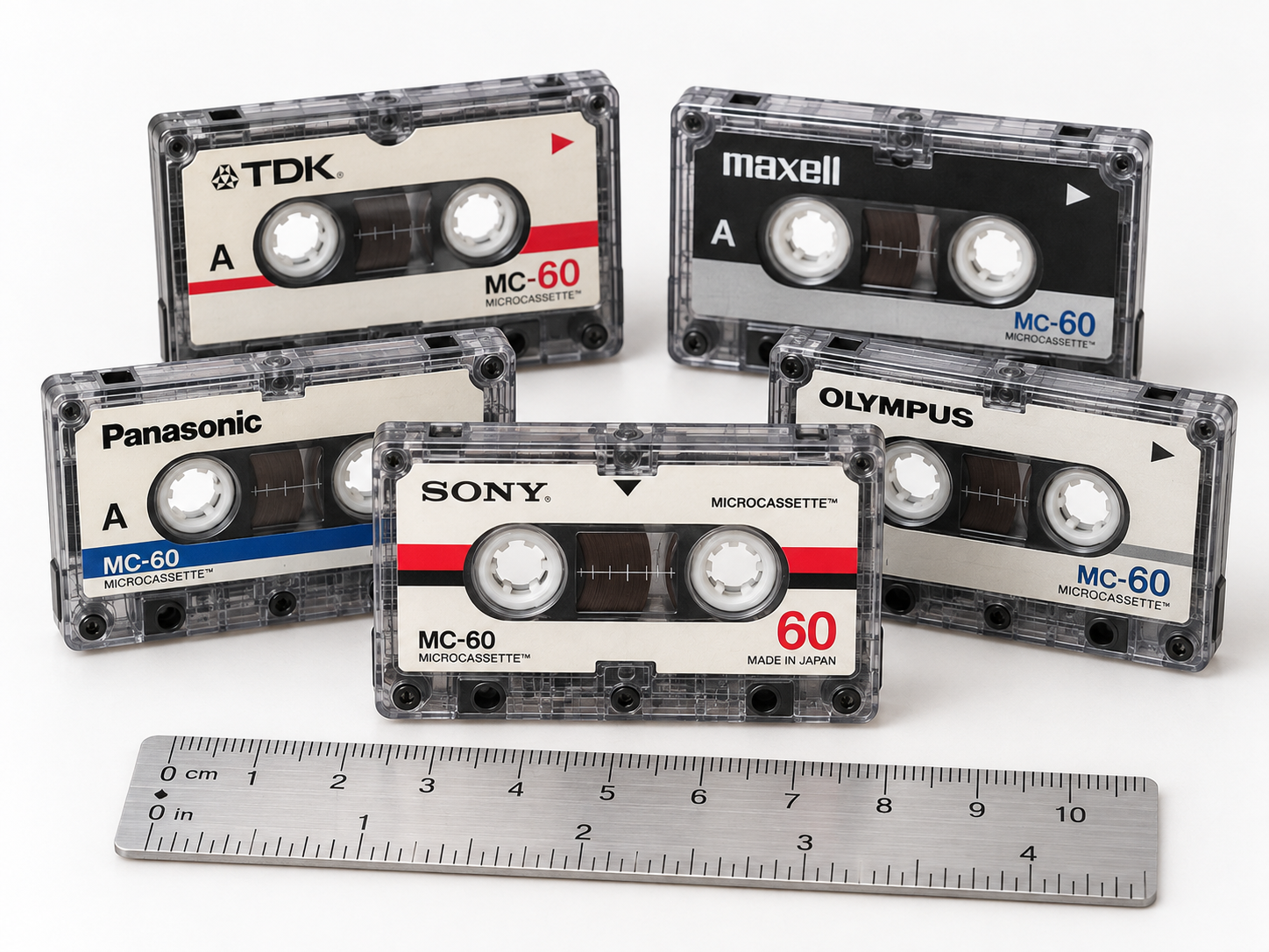 Micro cassette tapes