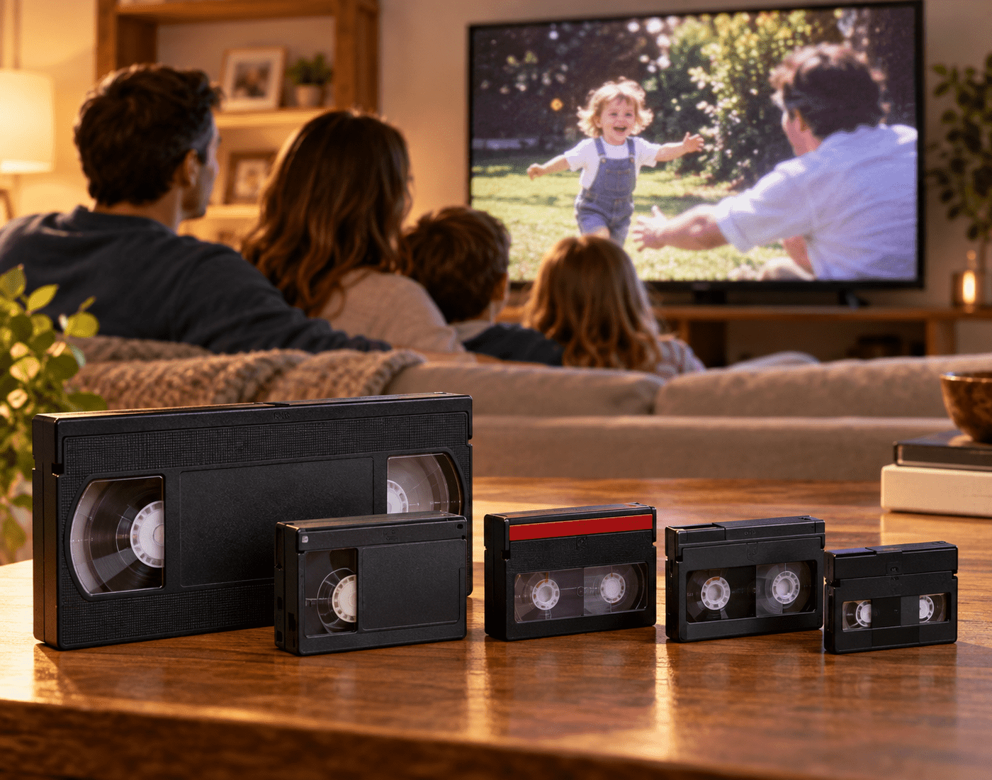 VHS, VHS-C, Hi8, Digital8 and MiniDV videotapes prepared for professional digital transfer
